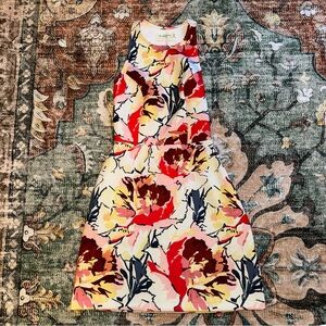 Abercrombie & Fitch Red and Yellow Floral Dress